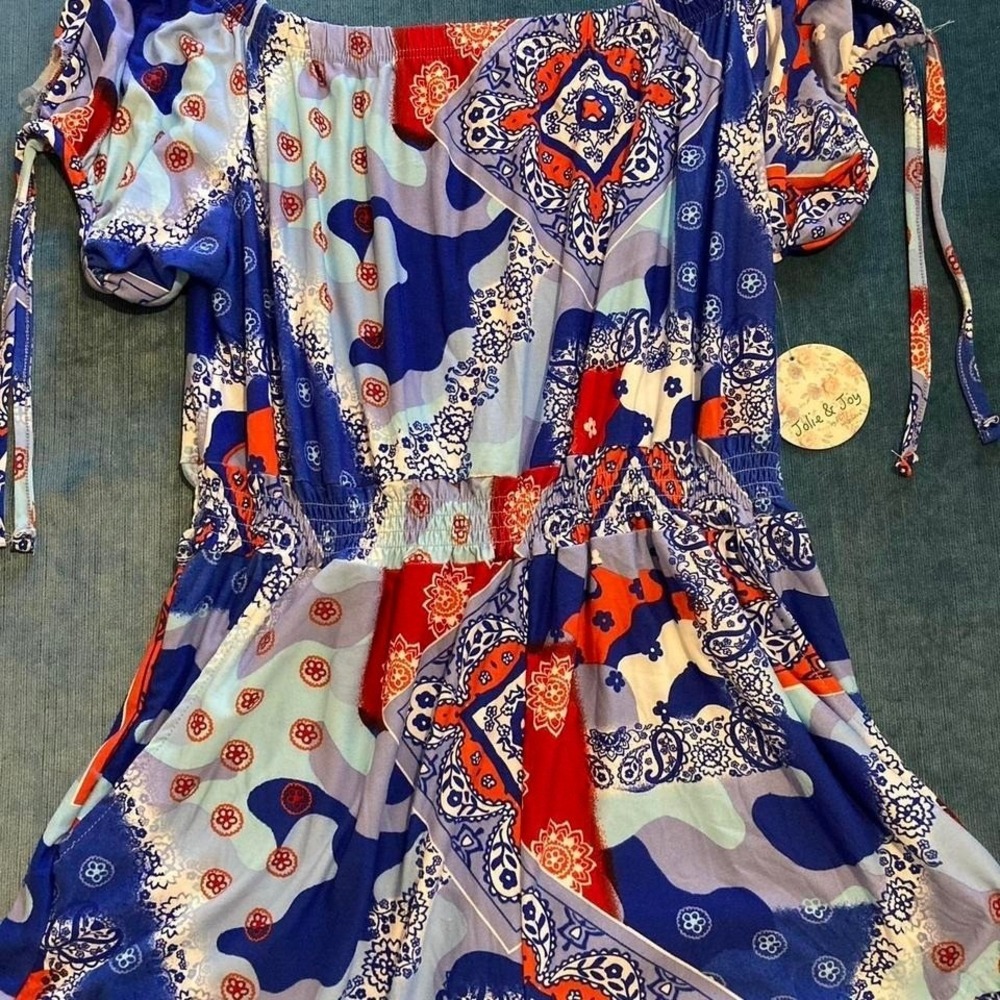 Bandana print romper